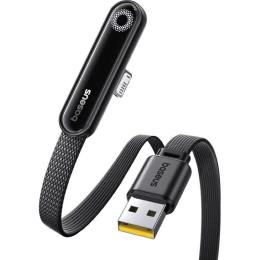 Дата-кабель Baseus MVP 3 USB (тато)  -  Lightning (тато), 2m Black 2.4A (P10382503121-01)