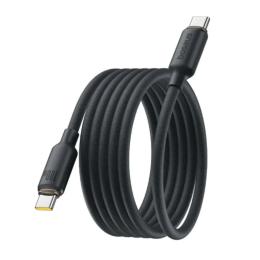 Дата-кабель Baseus Foamed Silicone Type-C (тато)  -  Type-C (тато), 2m Black 100W (E0426704)