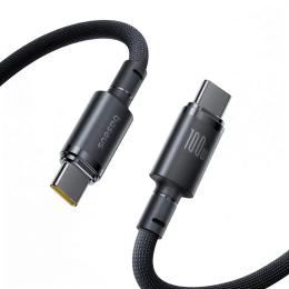 Дата-кабель Baseus New Braided USB Type-C (тато)  -  USB Type-C (тато), 1m Black 100W (E0426W00)
