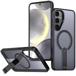Чохол-накладка EpiK TPU Breeze with MagSafe stand для Samsung Galaxy S26 Plus Black (00000084883_1)