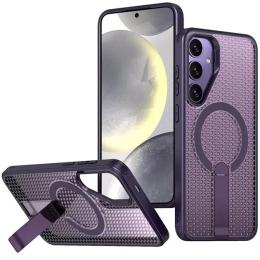 Чохол-накладка EpiK TPU Breeze with MagSafe stand для Samsung Galaxy S26 Plus Purple (00000084883_3)