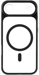 Чохол-накладка GETMAN TPU + PC GETMAN Moon Clear with MagSafe для Apple iPhone 17 Air Black (00000084776_1)