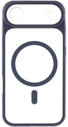 Чохол-накладка GETMAN TPU + PC GETMAN Moon Clear with MagSafe для Apple iPhone 17 Air Blue (00000084776_2)