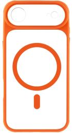 Чохол-накладка GETMAN TPU + PC GETMAN Moon Clear with MagSafe для Apple iPhone 17 Air Orange (00000084776_5)