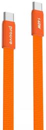 Дата-кабель Proove AirLine Type-C (тато)  -  Type-C (тато), 1m Orange 60W (CCAI60002218)