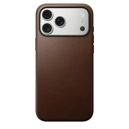 Чохол-накладка NOMAD Modern Leather Case for iPhone 17 Pro Max Brown (NM014278858)