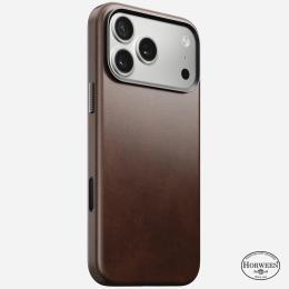 Чохол-накладка NOMAD Traditional Horween Leather Case for iPhone 17 Pro Rustic Brown (NM011970858)