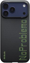 Чохол-накладка Pitaka Edge Ultra-Slim Case with PitaTap for iPhone 17 Pro Max  -  NoProblemo Lumintex Edition Black (KI1701NOP)
