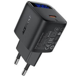 Адаптер живлення для телефона Acefast A115 PD30W GaN (1USB-C) Black