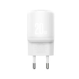 Адаптер живлення для телефона XO L144(EU) PD20W 1USB-A+1USB-C Fast Charger White