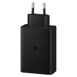 Адаптер живлення для телефона Samsung 65W Power Adapter Trio (w/o cable) Black (EP-T6530NBE)