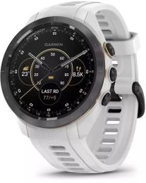 Смарт-годинник Garmin Approach S70 42mm B. Ceramic Bezel with White S. Band (010-02746-00/10)