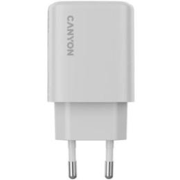 Адаптер живлення для телефона Canyon charger OnCharge 250 25W 1xPD 1xQC EU White