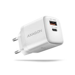 Адаптер живлення для телефона Axagon ACU-PQ30W White QC3.0,4.0/AFC/FCP/PPS/Apple + PD type-C, 30W