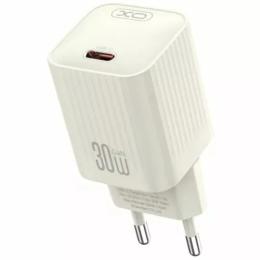 Адаптер живлення для телефона XO L148 single USB-C 30W 3A Beige