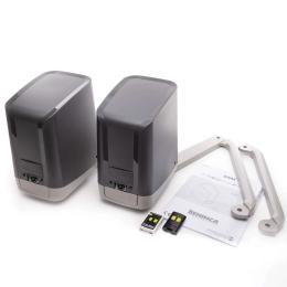 Автоматика для розпашних воріт Beninca KSAM.T2 + Фотоелементи + лампа