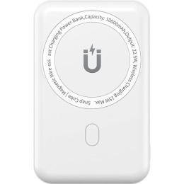 Зовнішній портативний акумулятор WIWU Snap Cube- Magnetic Wireless SC1000WHT 10000mAh White (6973218947020)