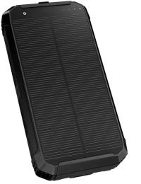 Зовнішній портативний акумулятор PLATINET SOLAR PANEL WIRELESS CHARGER 10000 mAh Black 15W (PMPB10SPW15)