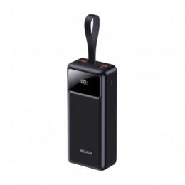 Зовнішній портативний акумулятор WALKER WB-630 30000mAh Black