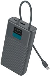 Зовнішній портативний акумулятор Marstek P267L 20000mAh Gray