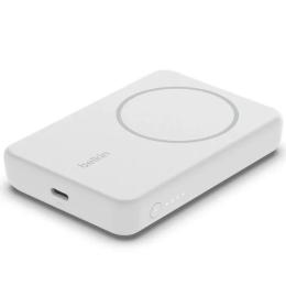 Зовнішній портативний акумулятор Belkin Magnetic Wireless 5000mAh White (BPD004BTWT)