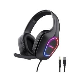 Накладні навушники TRUST GXT 416 Zirox LED Headset Black