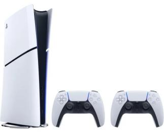 Ігрова приставка Sony Playstation 5 Slim Digital Edition (1000050121) White (2 геймпади Dualsense)