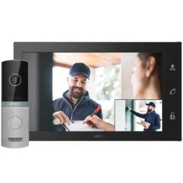 Відеодомофон Arny AVD-1421 AVD-1040 2Мп 10 PiP + AVP-NG230 1Мп Black Silver (21557)