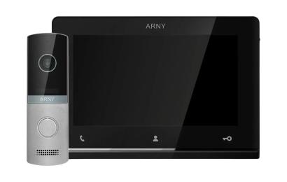 Відеодомофон Arny AVD-7121 AVD-710 2Мп 7 TFT + AVP-NG230 1Мп Black Silver (21428)