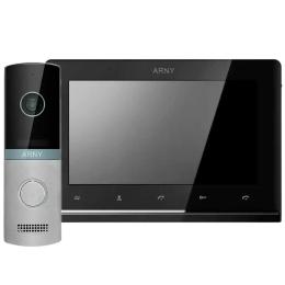 Відеодомофон Arny AVD-7123 AVD-710 2Мп 7 TFT + AVP-NG230 2Мп Black Silver (21437)