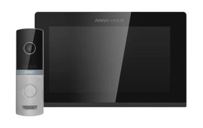Відеодомофон Arny AVD-7421А AVP-742А 7 IPS Wi-Fi + AVP-NG230 1Мп Black Silver (21432)