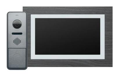 Відеодомофон Arny AVD-7743A AVD-770 ArtLine Wi-Fі + AVP-NG430 2Мп White Gray (21530)