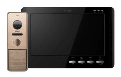 Відеодомофон Arny AVD-7942 AVD-709MD 7 + AVP-NG420 1Мп Black Bronze (21523)
