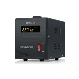 Стабілізатор напруги REAL-EL STAB ENERGY-1000 Black (EL122400012) (Уцінений)