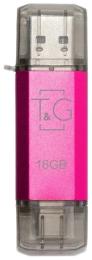 Флеш память T&amp;G Star 009 16GB Magenta USB-A/Type-C