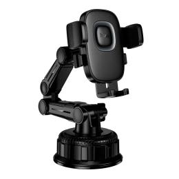 Тримач в авто Hoco H89 Crown Black Metal Gray