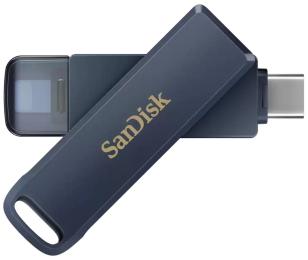 Флеш память SanDisk iXpand Luxe 64GB Dark Blue (SDIXD0N-064G-GG6NN)