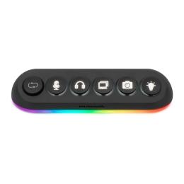 USB-хаб Streamplify 5-RGB-EU-F Black