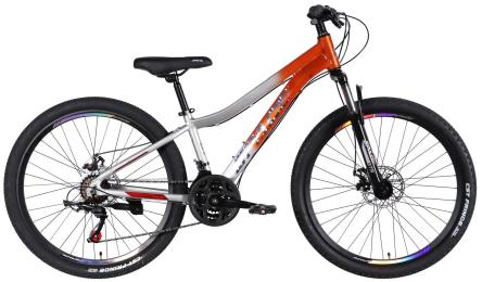 Велосипед SPACE AL 26 LYRA DD FR рама-13 2026 Orange Silver (OPS-SP-26-098)