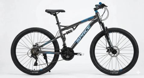 Велосипед SPACE AL 26 PHAETON DD FR рама-13 2026 Graphite (OPS-SP-26-117)