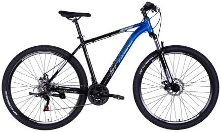 Велосипед SPACE AL 29 PHAETON DD FR рама-20 2026 Black Blue (OPS-SP-29-189)