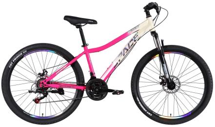 Велосипед SPACE ST 27.5 AURORA DD FR рама-15 2026 White Pink (OPS-SP-27.5-092)