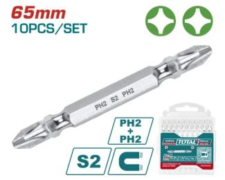 Набір біт TOTAL TAC16PH233 65 мм 10 шт