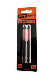 Набір біт GTM PZ2 90мм 2 шт (SBI-Z2-90B)