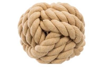 Іграшка Trixie Be Nordic для собак М яч мотузковий бавовна/поліестер 13 см (32630)