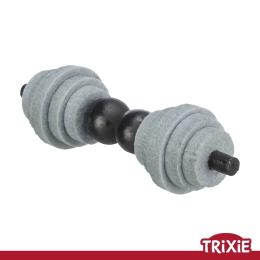 Іграшка Trixie для котів Гантель CityStyle фетр/дерево сірий/чорний 10см (41133)