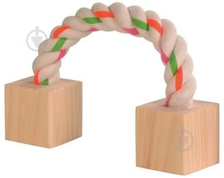 Іграшка Trixie для гризунів Канат з блоками дерево 20 см (6186)