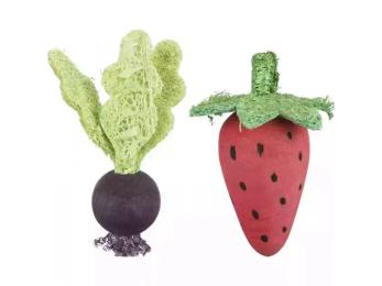 Іграшка Trixie для гризунів Набір деревяних іграшок в формі овочів 6 х 9 см (61949)