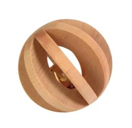 Іграшка Trixie для гризунів мяч з брязкальцем деревяна 6 см (6187)