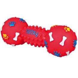 Іграшка Trixie для собак Гантель з пискавкою та лапками вініл 19 см (3362)